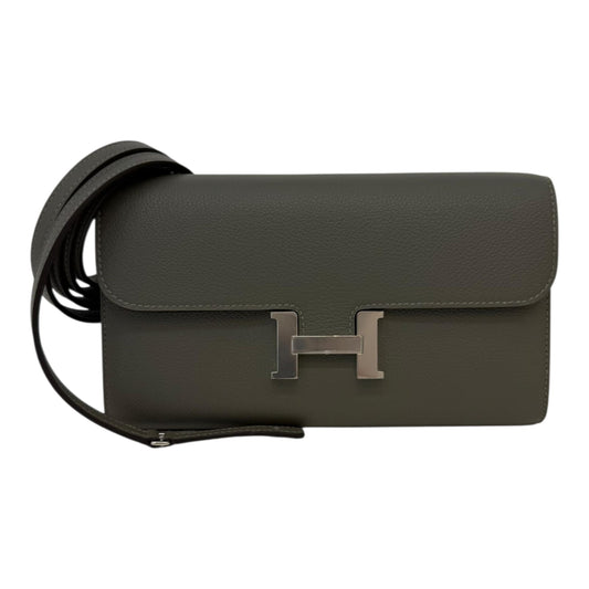 GRIS MEYER EVERCOLOR CONSTANCE TO GO WALLET PALLADIUM HARDWARE
