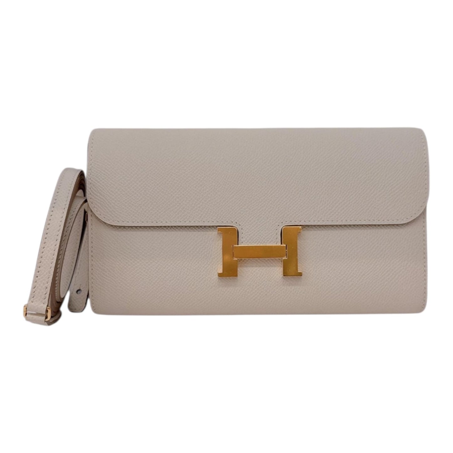 CRAIE CONSTANCE TO GO WALLET EPSOM LEATHER GOLD HARDWARE