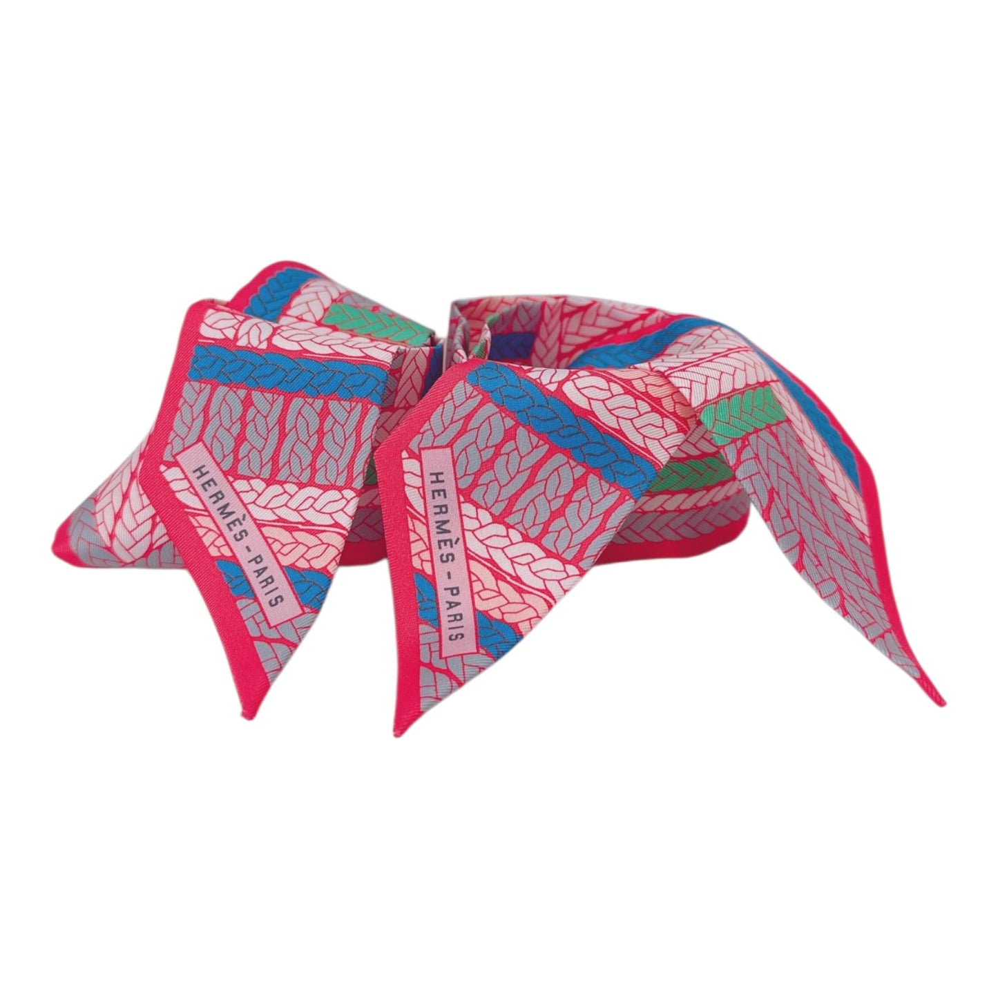 BLEU VIF GRENADINE SAUMON TRESSES H TWILLY - 2PCS