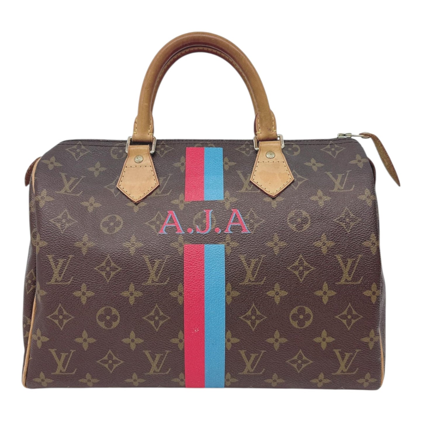 BROWN MONOGRAM CANVAS SPEEDY 30 HANDBAG