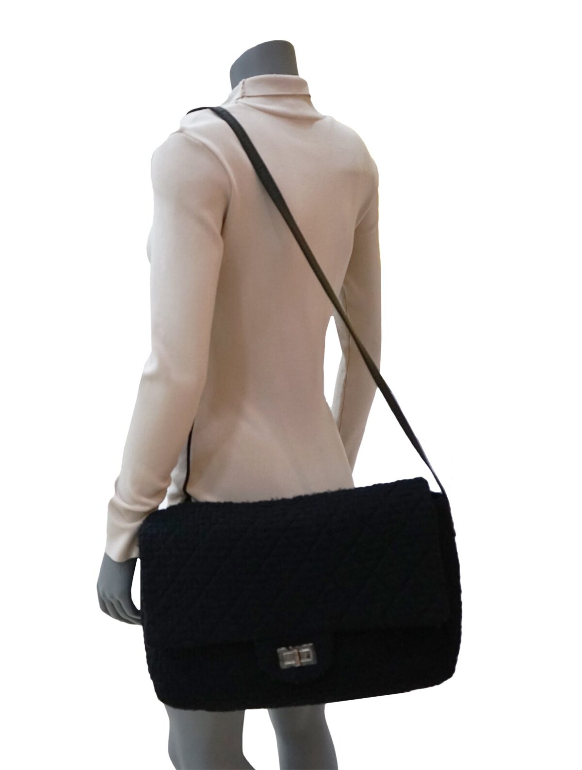 EASY TWEED LARGE REISSUE MESSENGER FLAP BAG