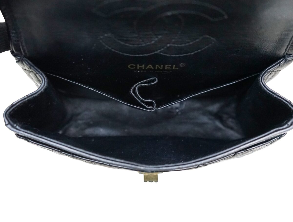 AGED CALFSKIN REISSUE 224 DOUBLE FLAP BAG