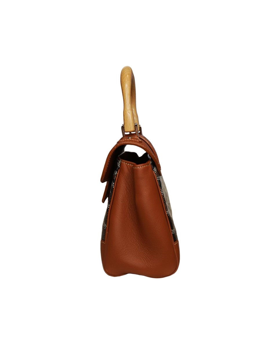 Goyard Tan/Brown Goyardine Coated Canvas And Leather Mini Saigon Top Handle Bag  Goyard