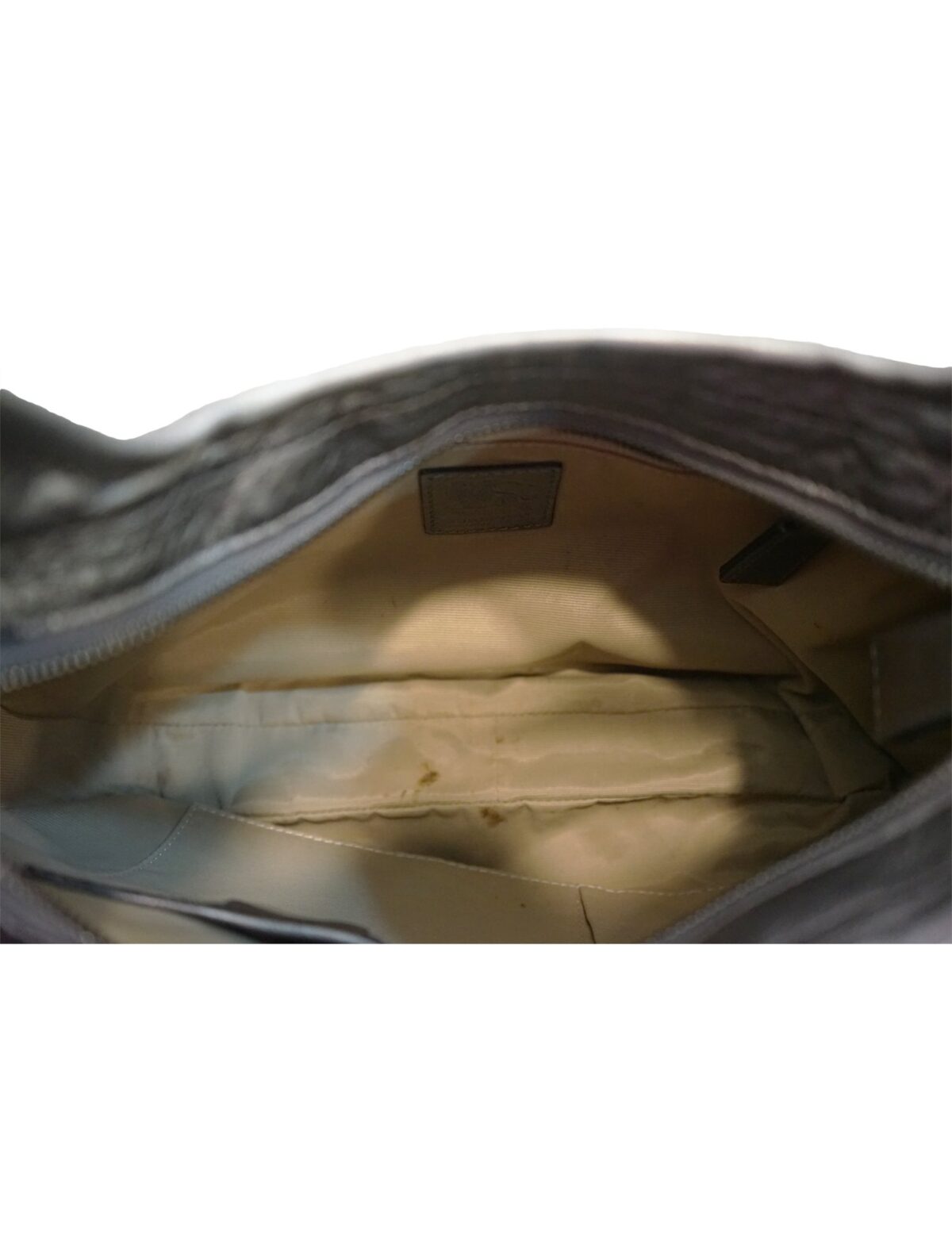 LASERCUT LEATHER CHECK BROOKLYN BAG