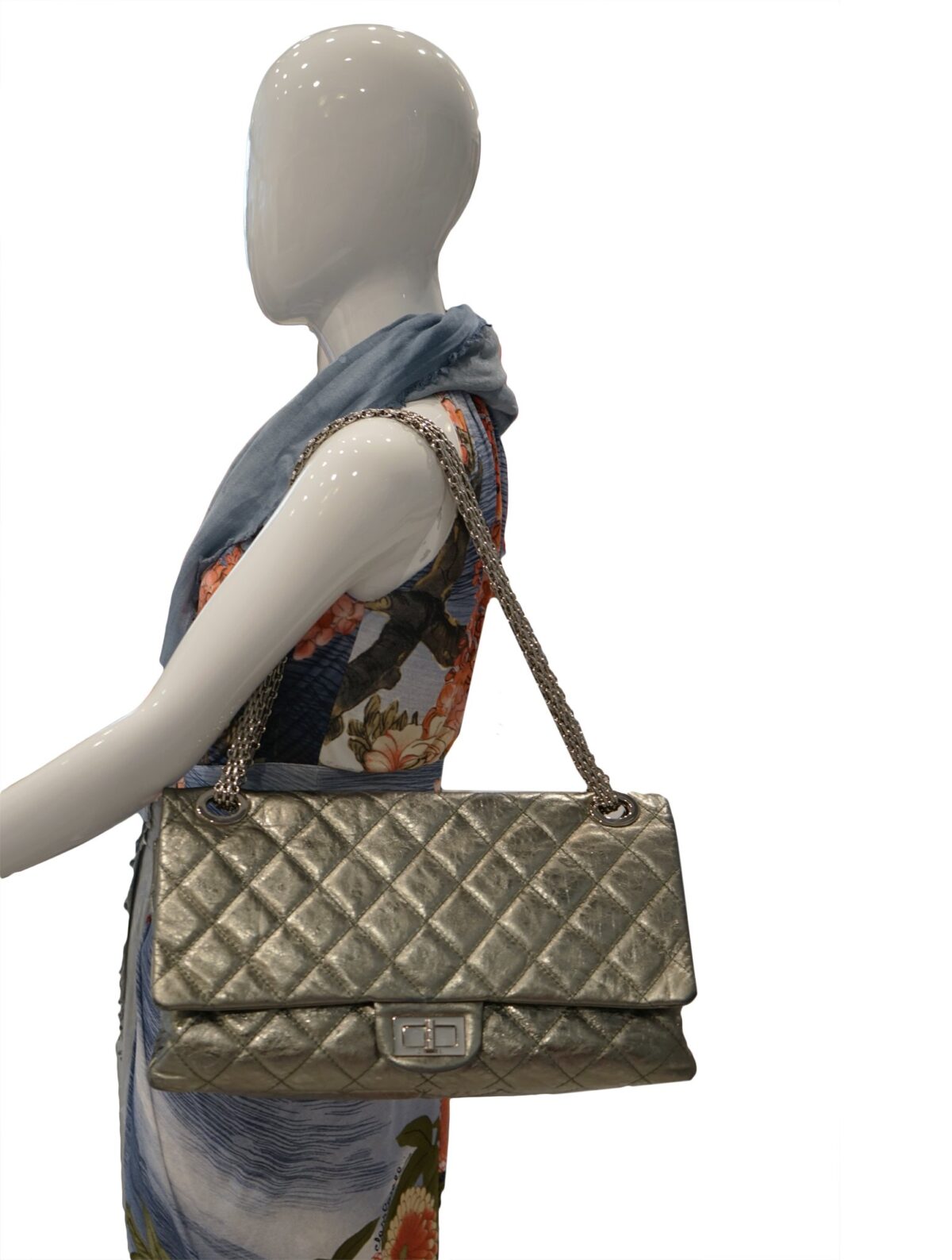 QUILTED LEATHER REISSUE FLAP BAG