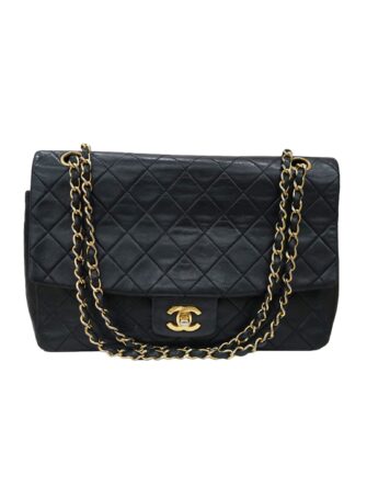 CLASSIC VINTAGE QUILTED LAMBSKIN LEATHER FLAP