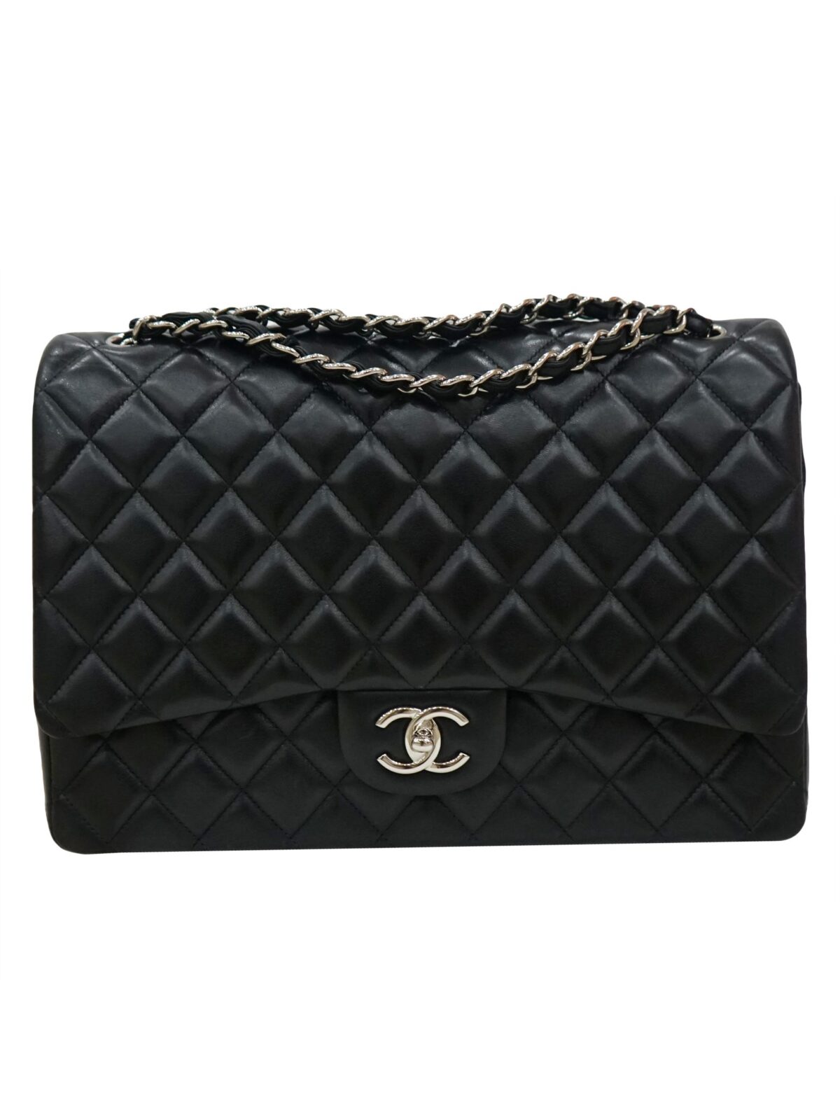 QUILTED LEATHER MAXI CC CLASSIC FLAP BAG