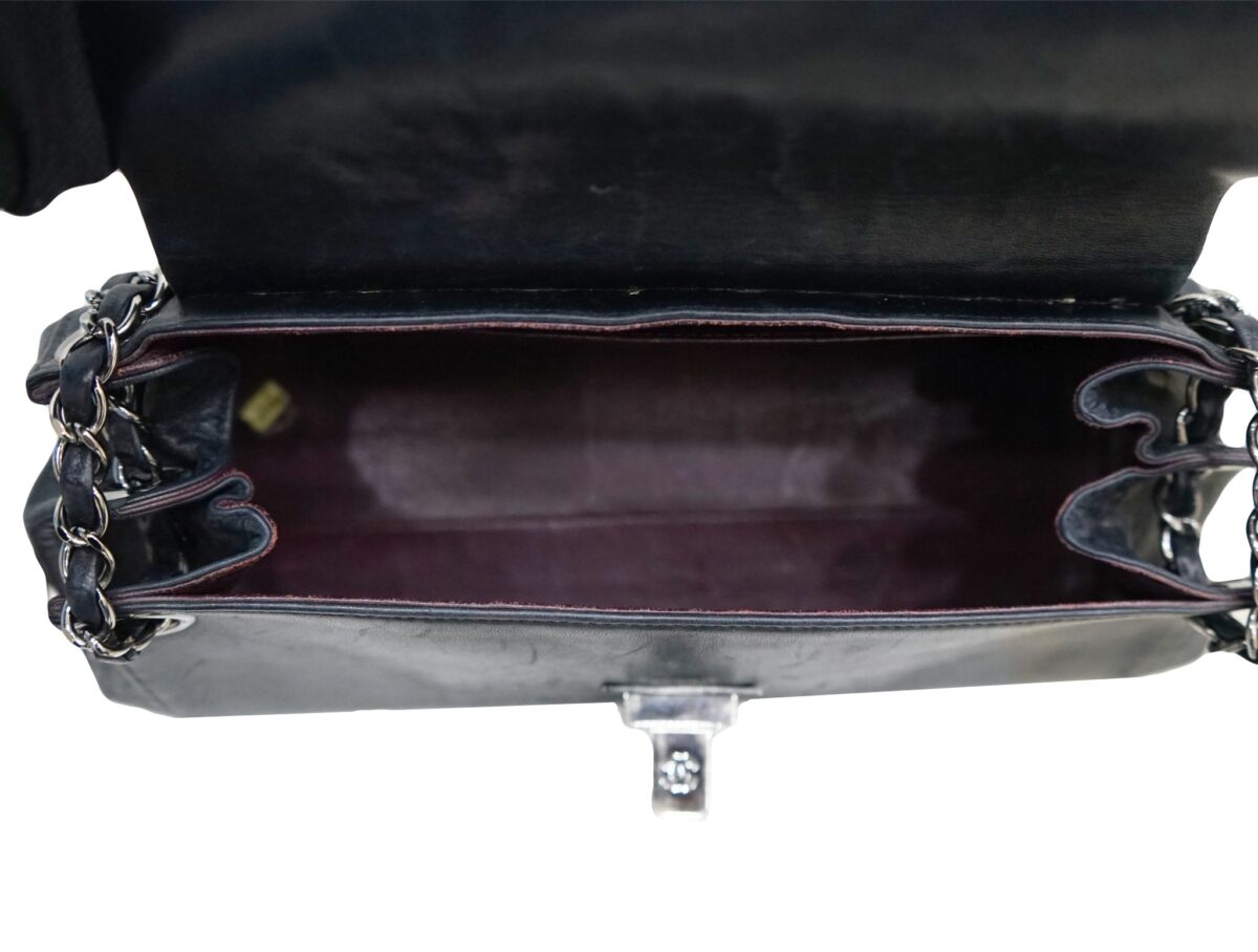 CLASSIC LAMBSKIN VERTICAL  ACCORDION FLAP
