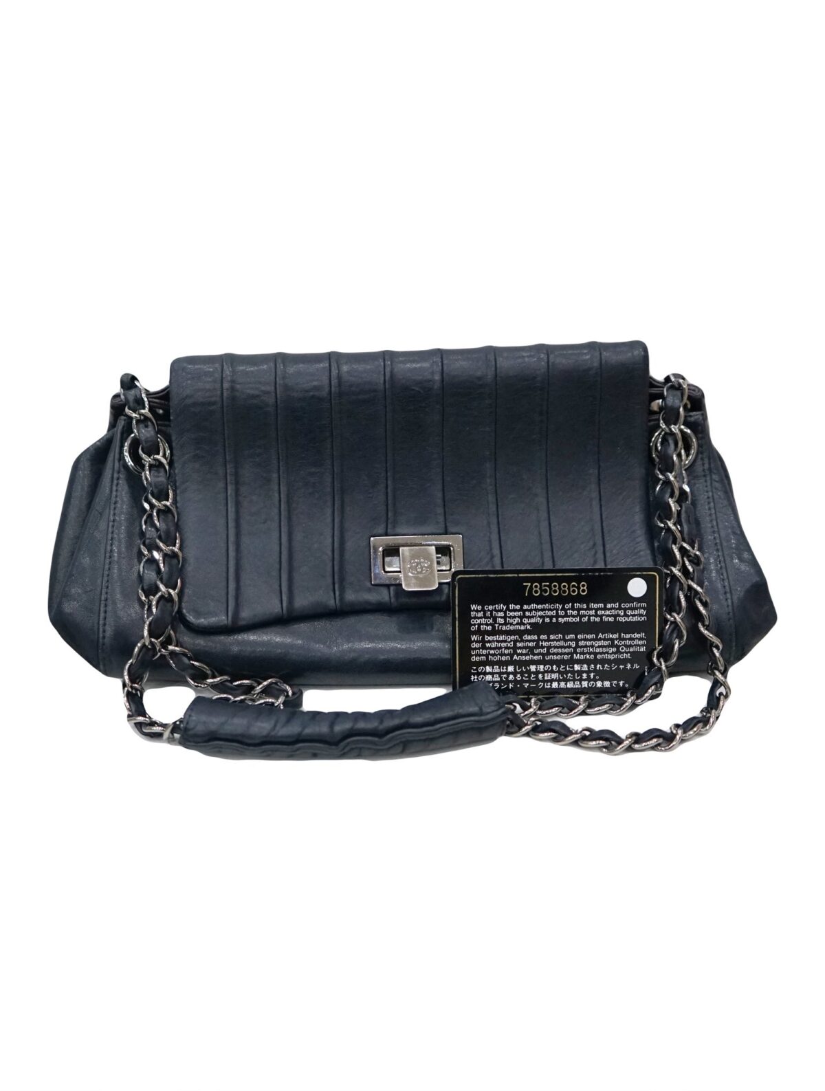 CLASSIC LAMBSKIN VERTICAL  ACCORDION FLAP