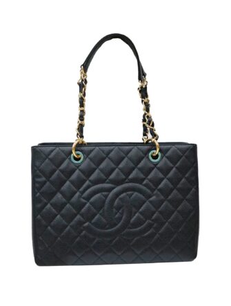 QUILTED CAVIAR GRAND SHOPPING TOTE