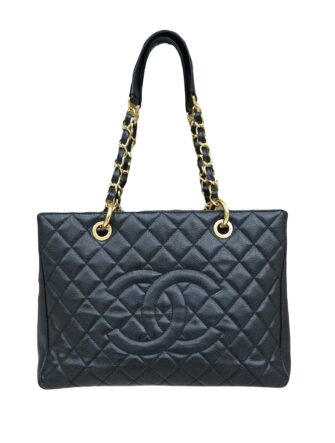 BLACK CAVIAR CC GRAND SHOPPING TOTE BAG