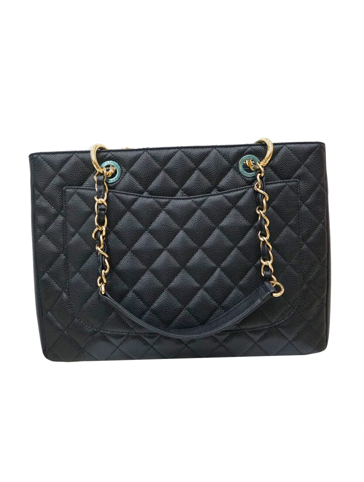 QUILTED CAVIAR GRAND SHOPPING TOTE
