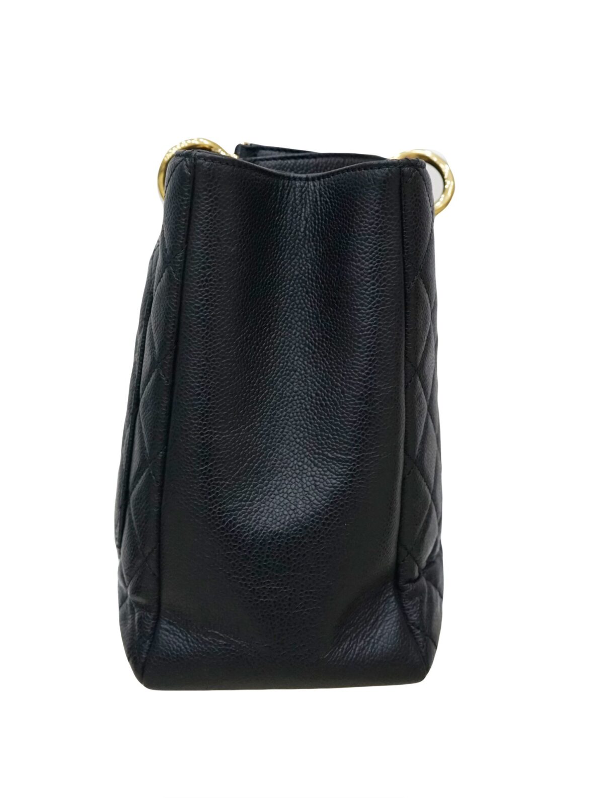 QUILTED CAVIAR LEATHER GST BAG