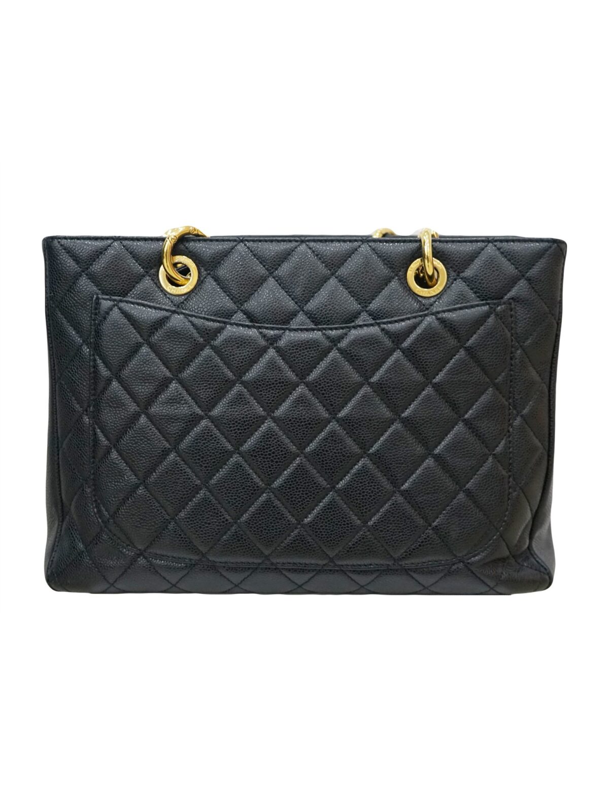 BLACK CAVIAR CC GRAND SHOPPING TOTE BAG