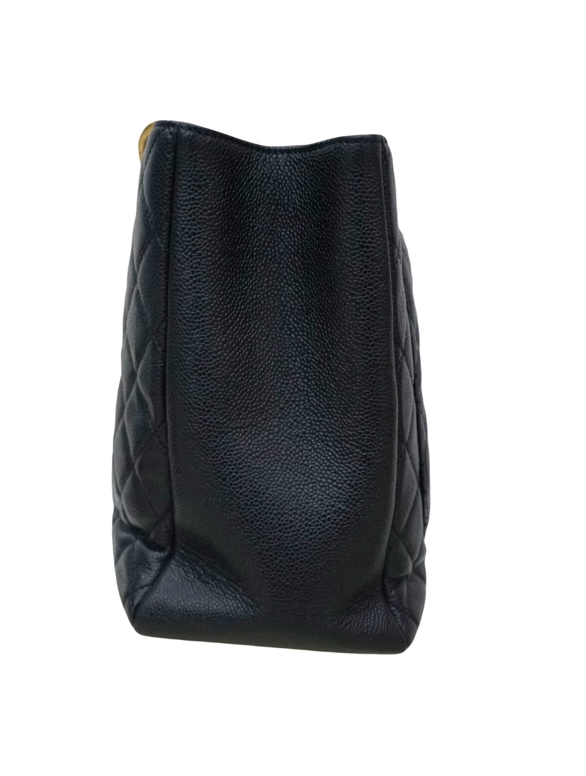 QUILTED CAVIAR LEATHER GST BAG