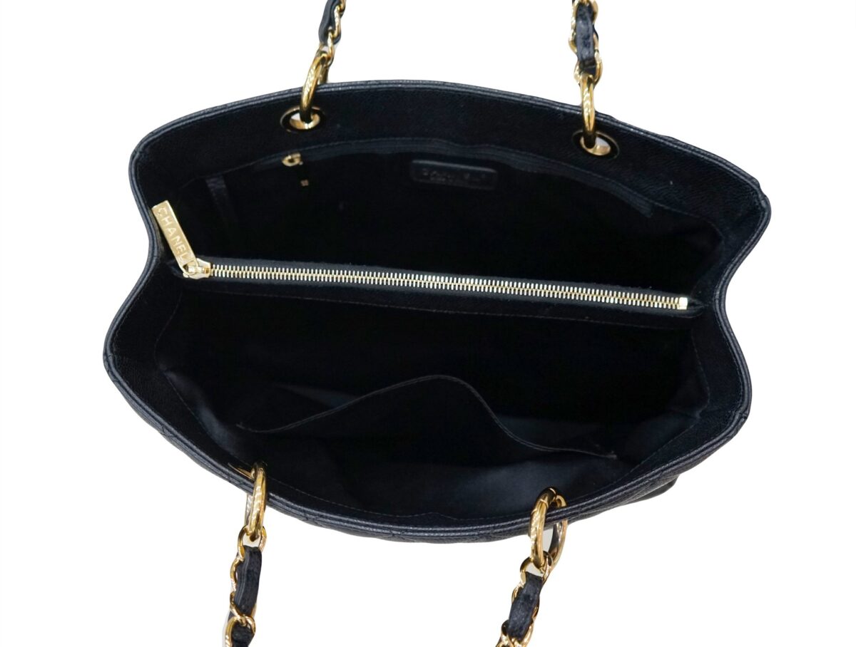 BLACK CAVIAR CC GRAND SHOPPING TOTE BAG