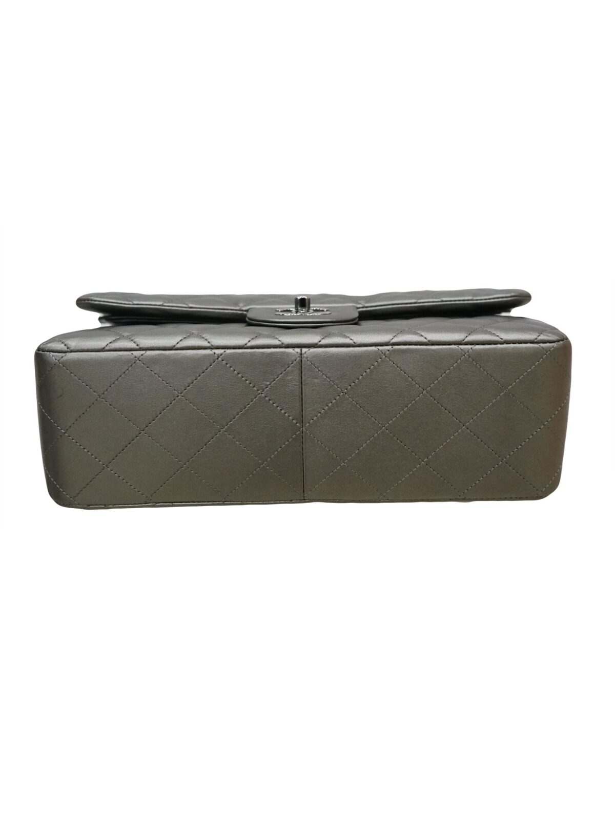 METALLIC LAMBSKIN CLASSIC DOUBLE FLAP BAG