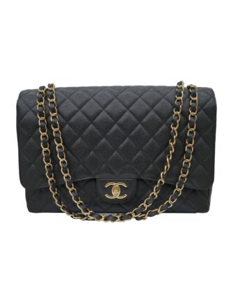 CAVIAR LEATHER CLASSIC DOUBLE FLAP BAG