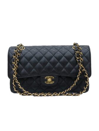 CAVIAR LEATHER CLASSIC DOUBLE FLAP BAG