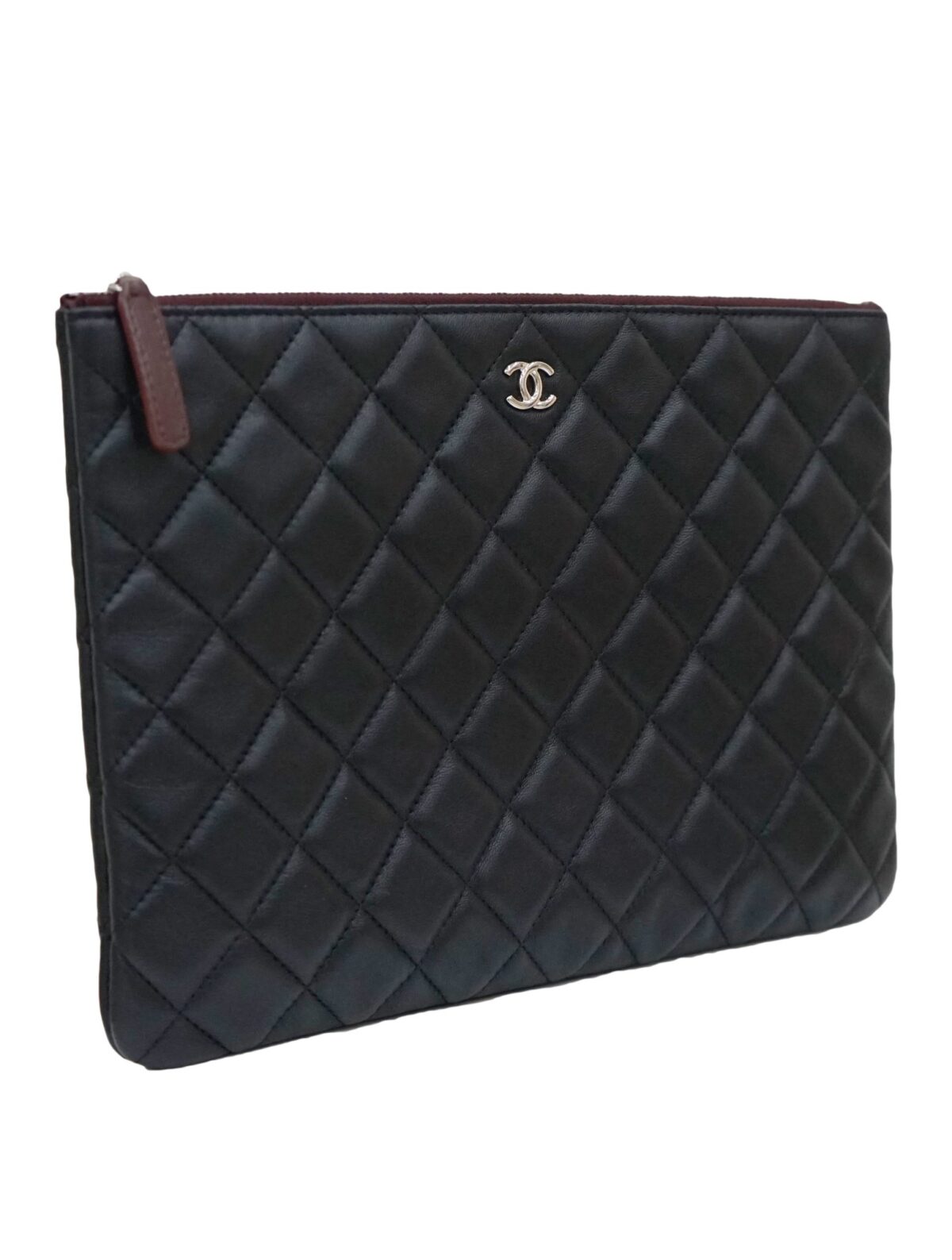 LAMBSKIN O-CASE ZIP POUCH