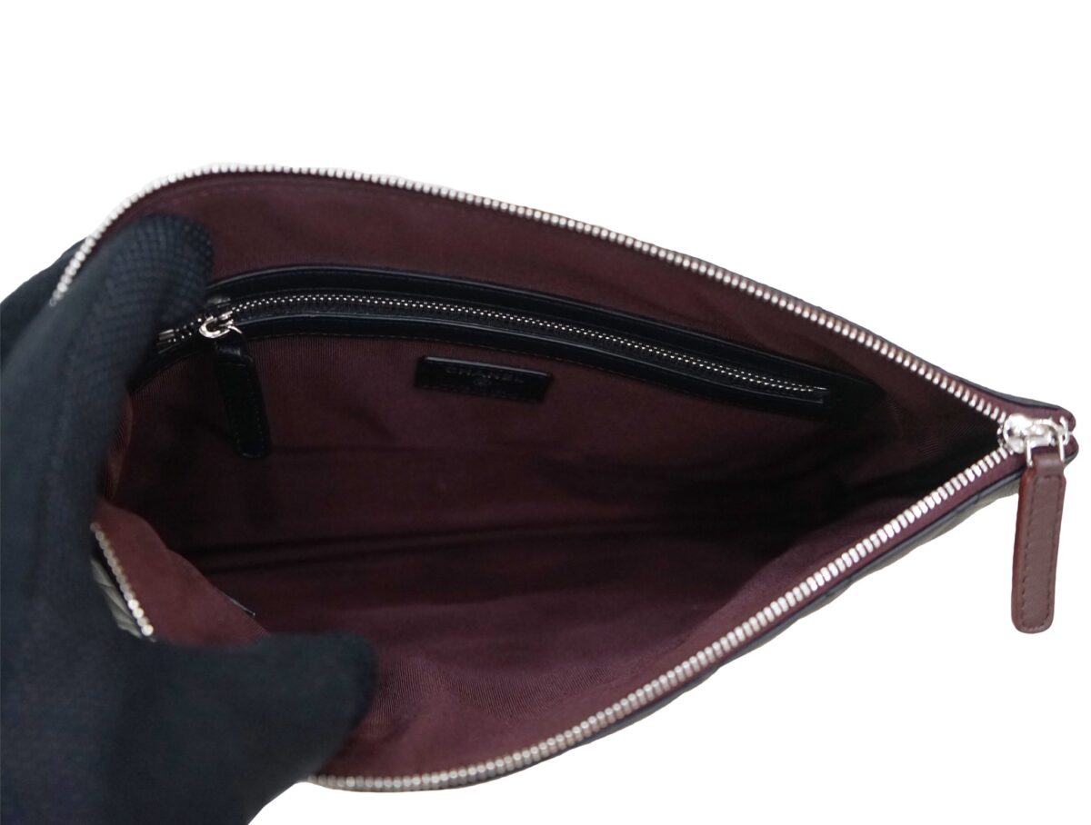 LAMBSKIN O-CASE ZIP POUCH