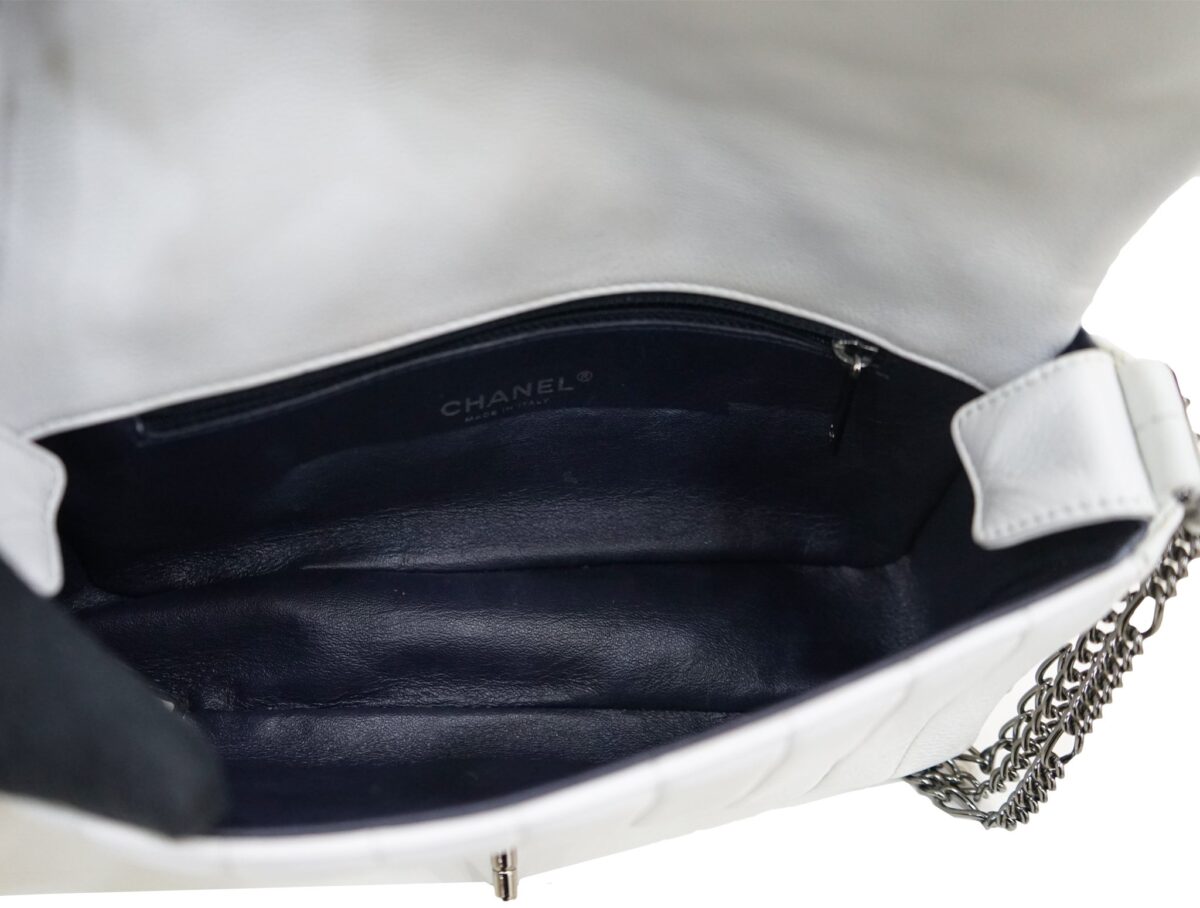 QUILTED LEATHER MULTI CHAIN FLAP BAG