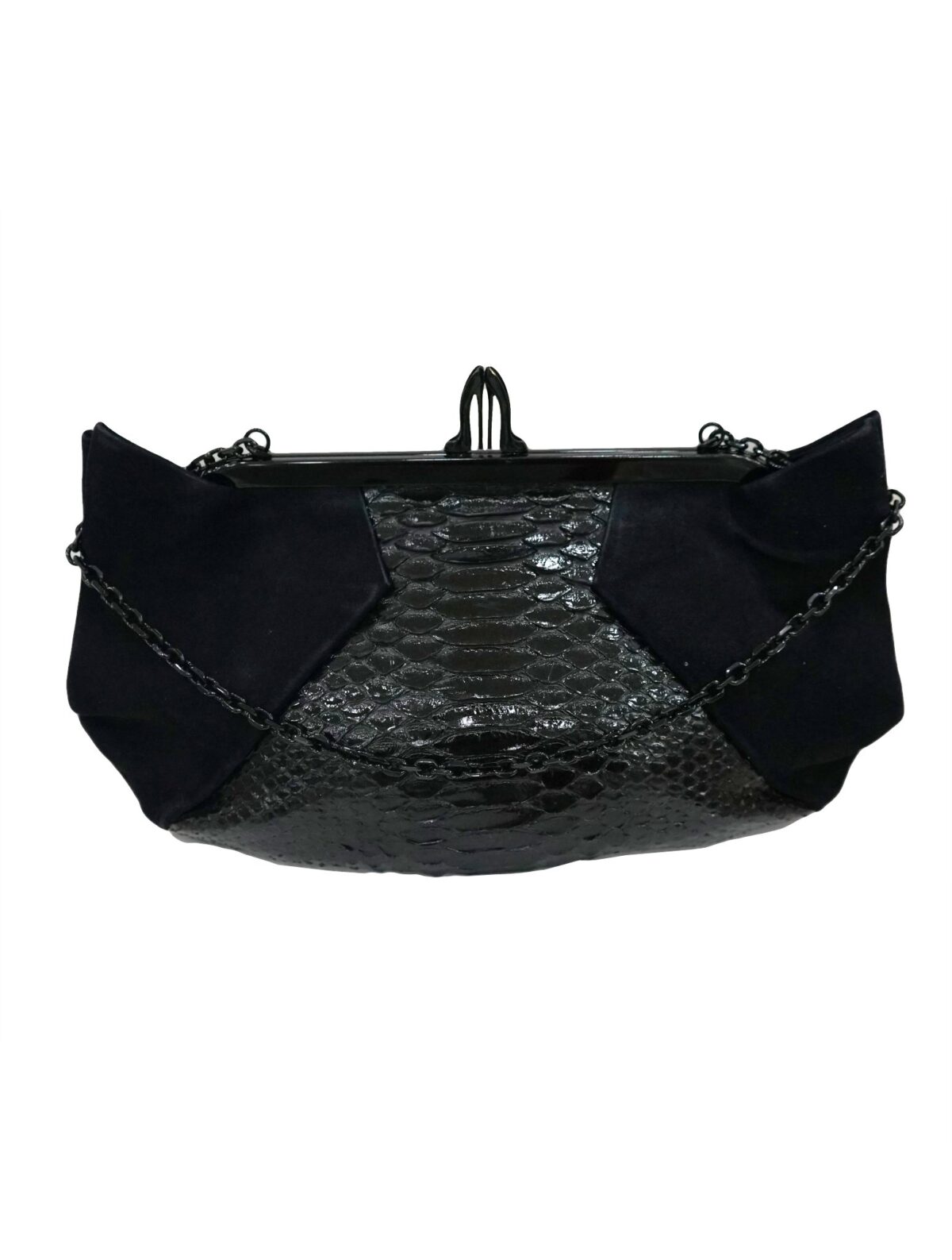 PYTHON CLUTCH BAG