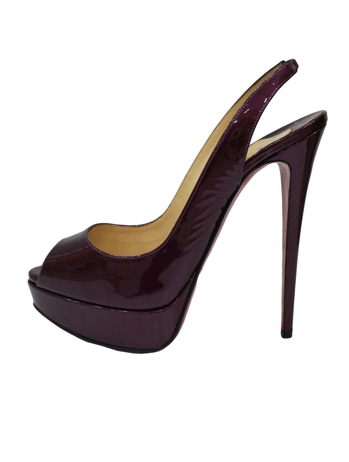LADY PEEP LING PATENT PUMPS