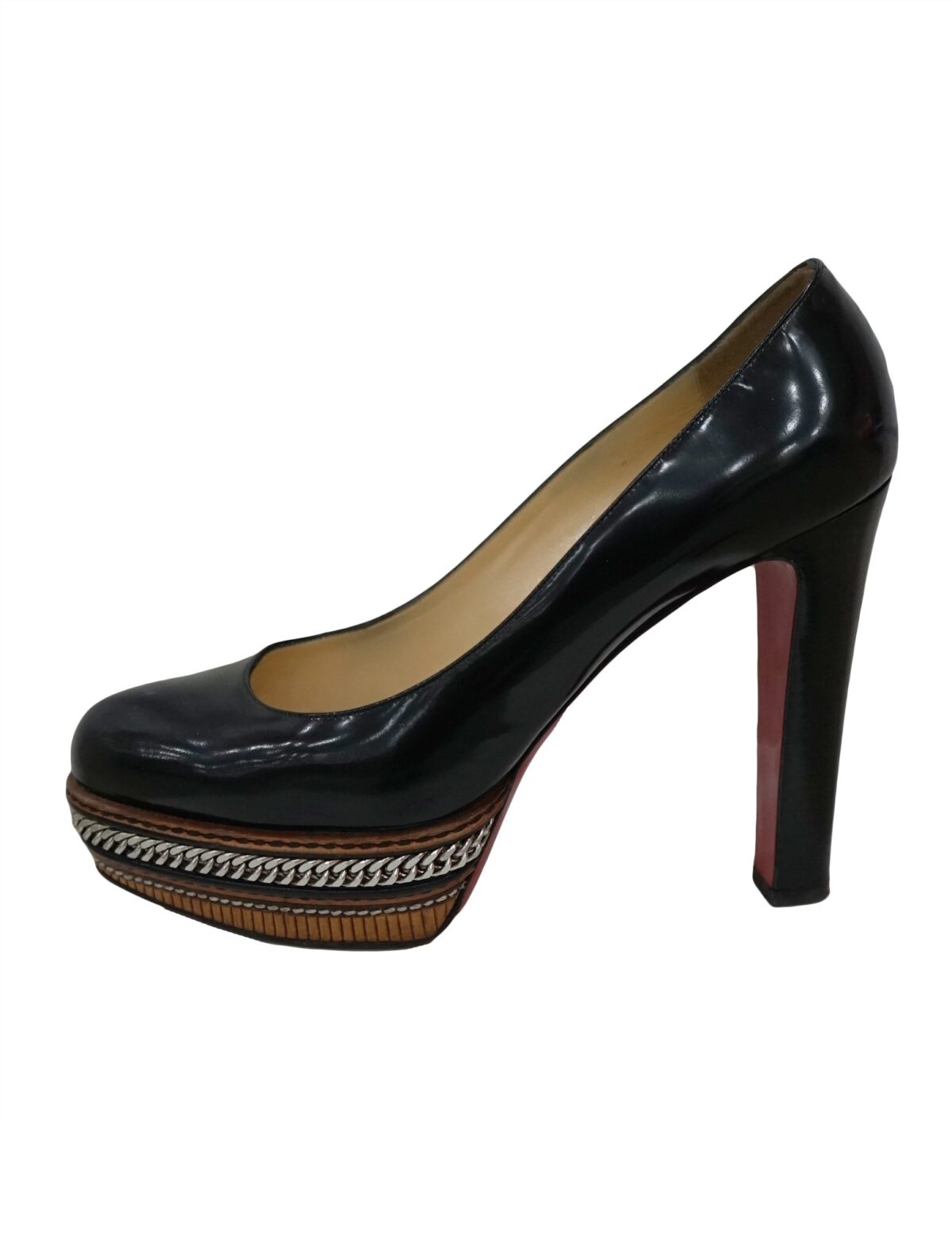 FAOLO STUDDED LEATHER PLATFORM