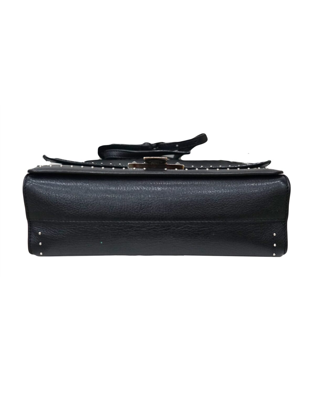BLACK STUDDED REBEL SHOULDER BAG