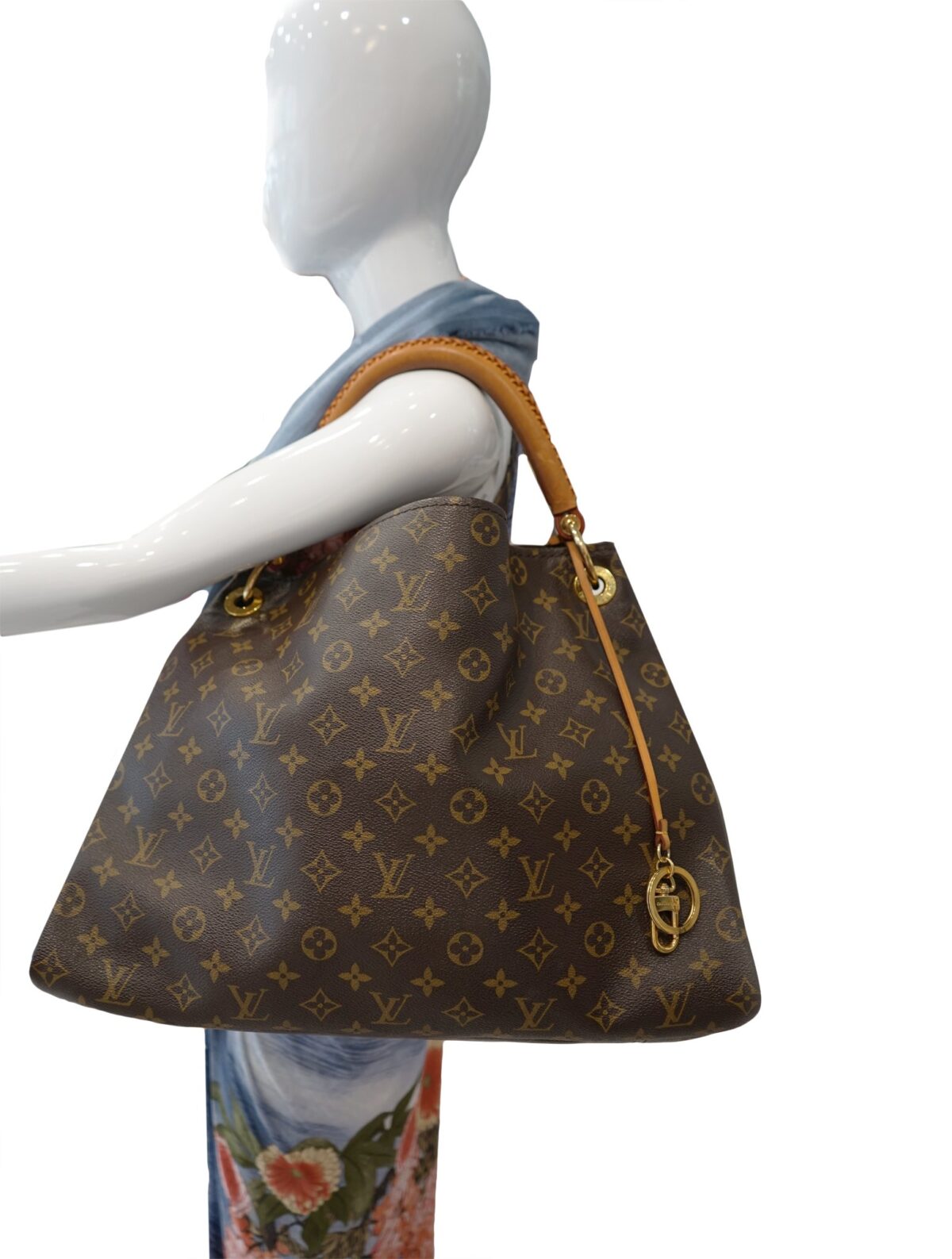 MONOGRAM CANVAS ARTSY MM BAG