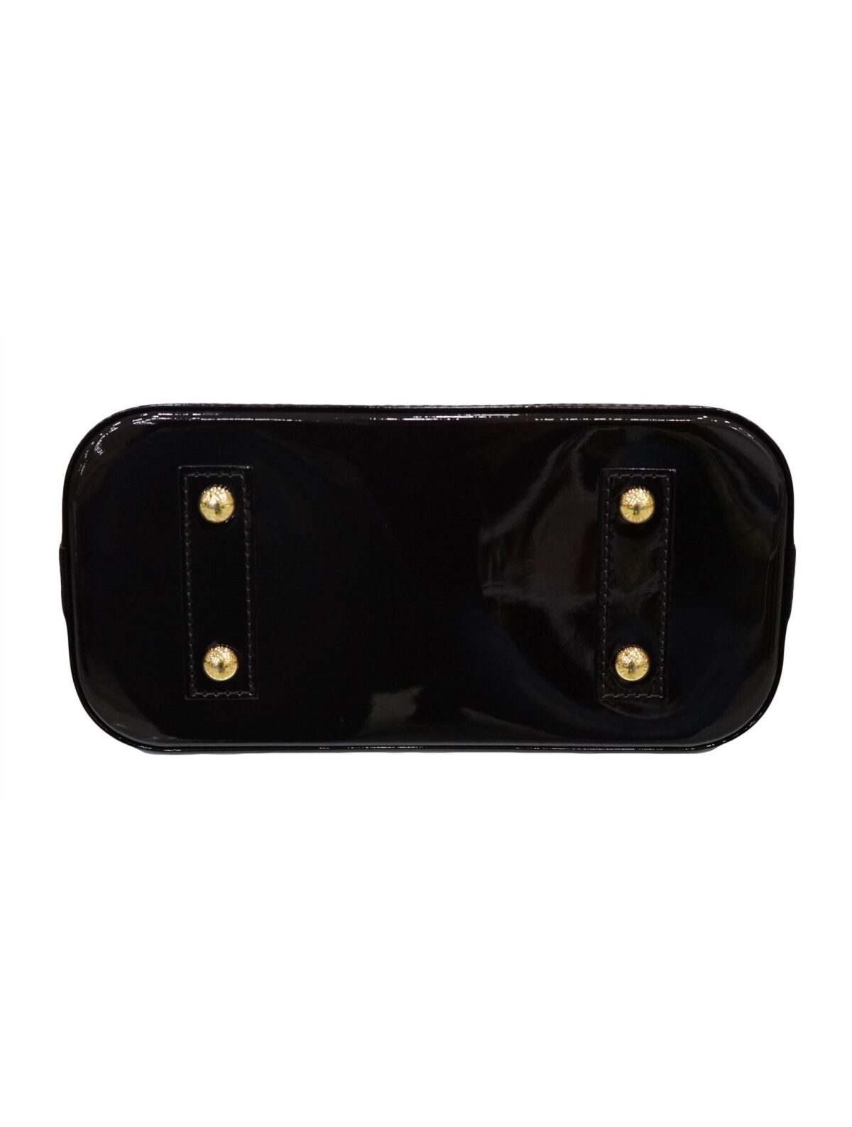 AMARANTE MONOGRAM VERNIS ALMA BAG