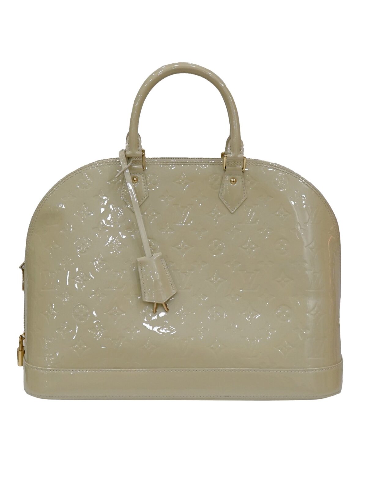 PERLE MONOGRAM VERNIS ALMA GM BAG