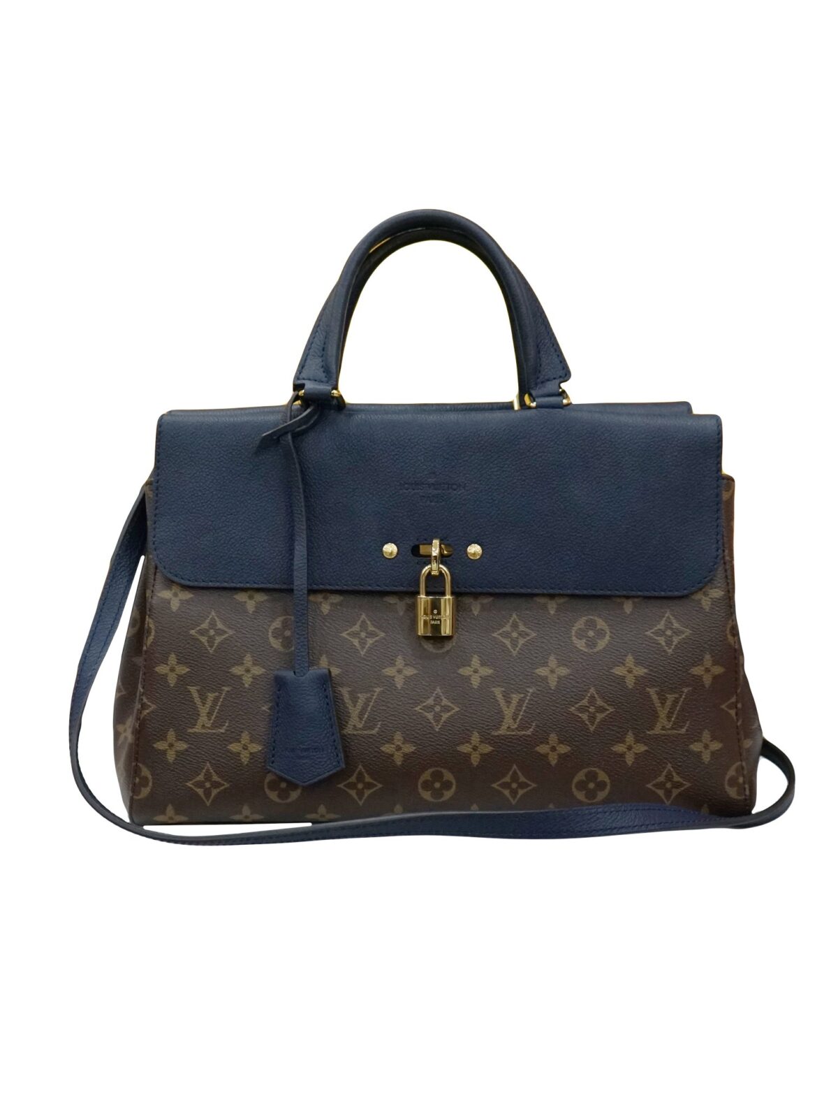 NAVY BLUE MONOGRAM CANVAS VENUS BAG