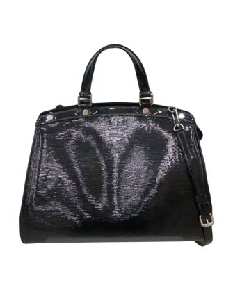 BLACK ELECTRIC EPI LEATHER BREA BAG