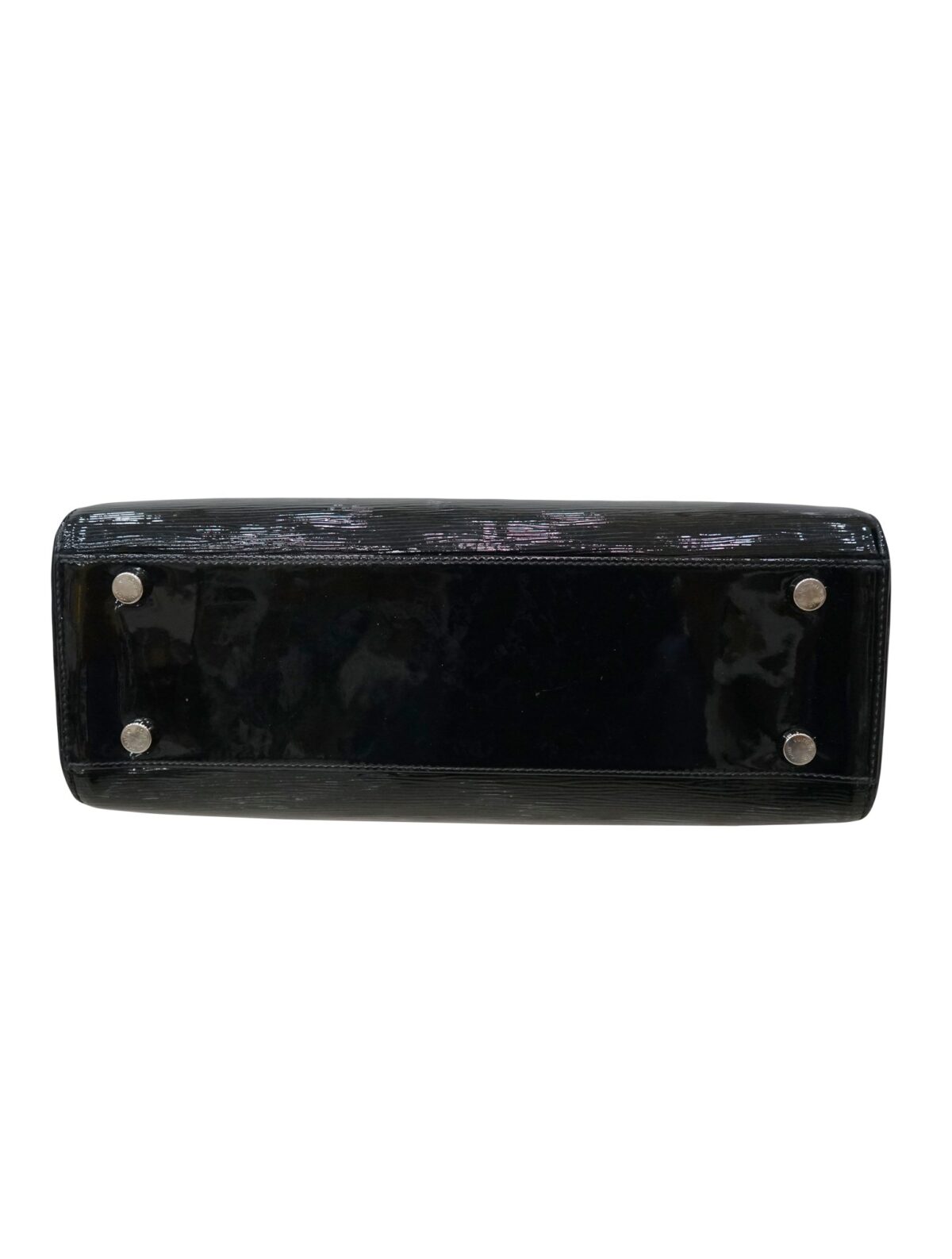 BLACK ELECTRIC EPI LEATHER BREA BAG