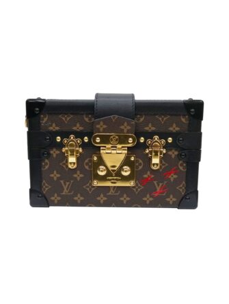 PETITE MALLE MONOGRAM TRUNK HANDBAG