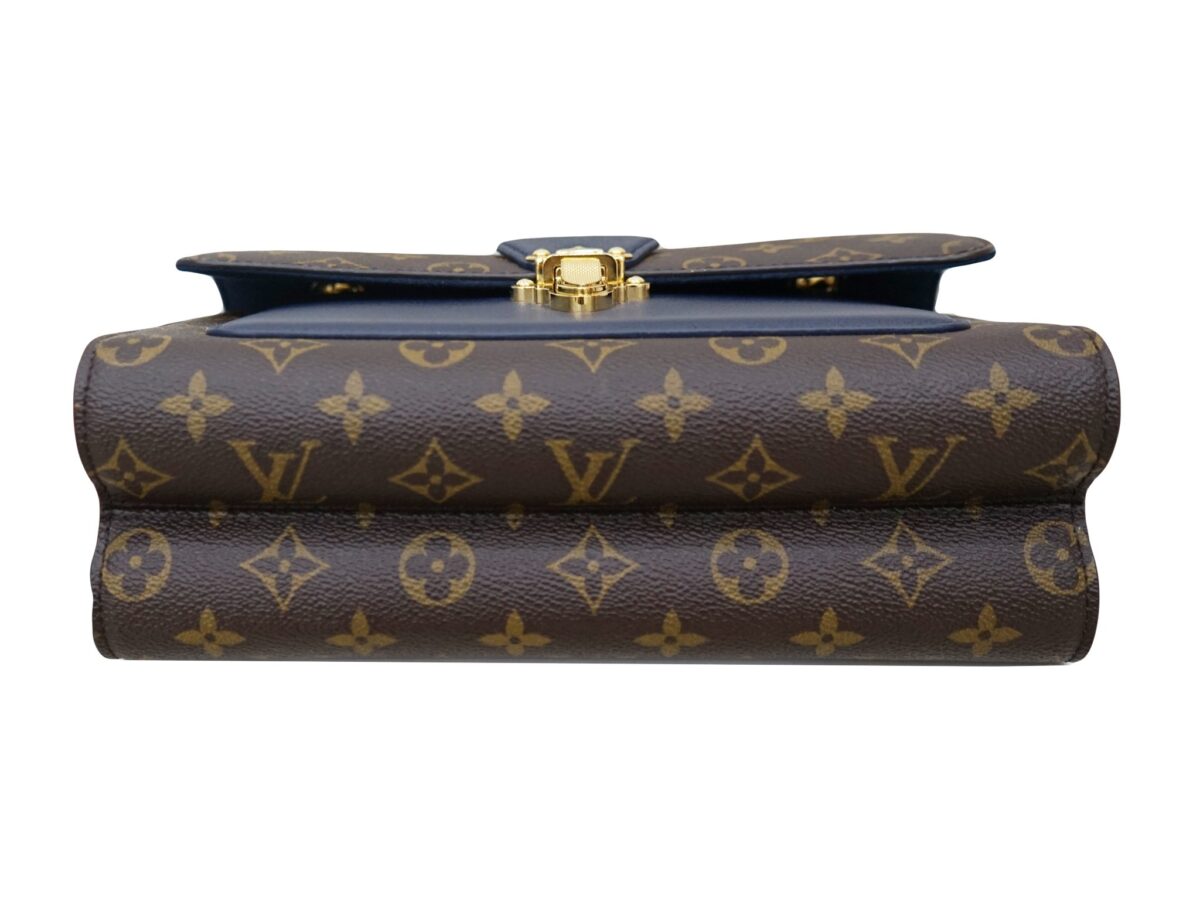 MONOGRAM CANVAS BLUE VICTORIE HANDBAG