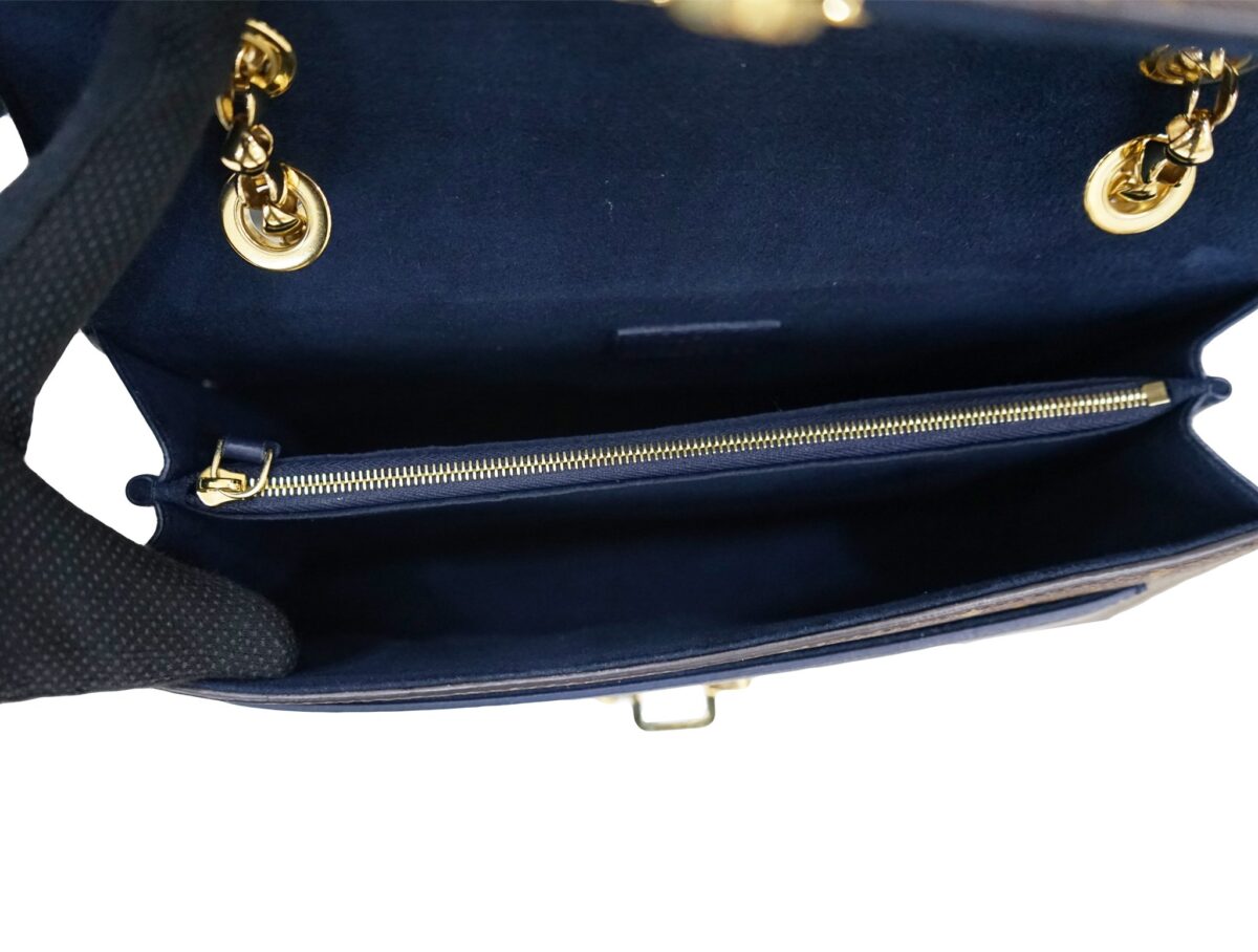 MONOGRAM CANVAS BLUE VICTORIE HANDBAG