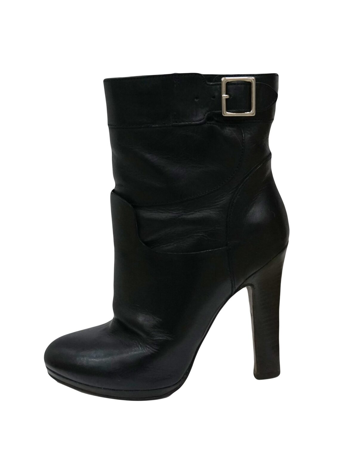 BLACK LEATHER BOOTS
