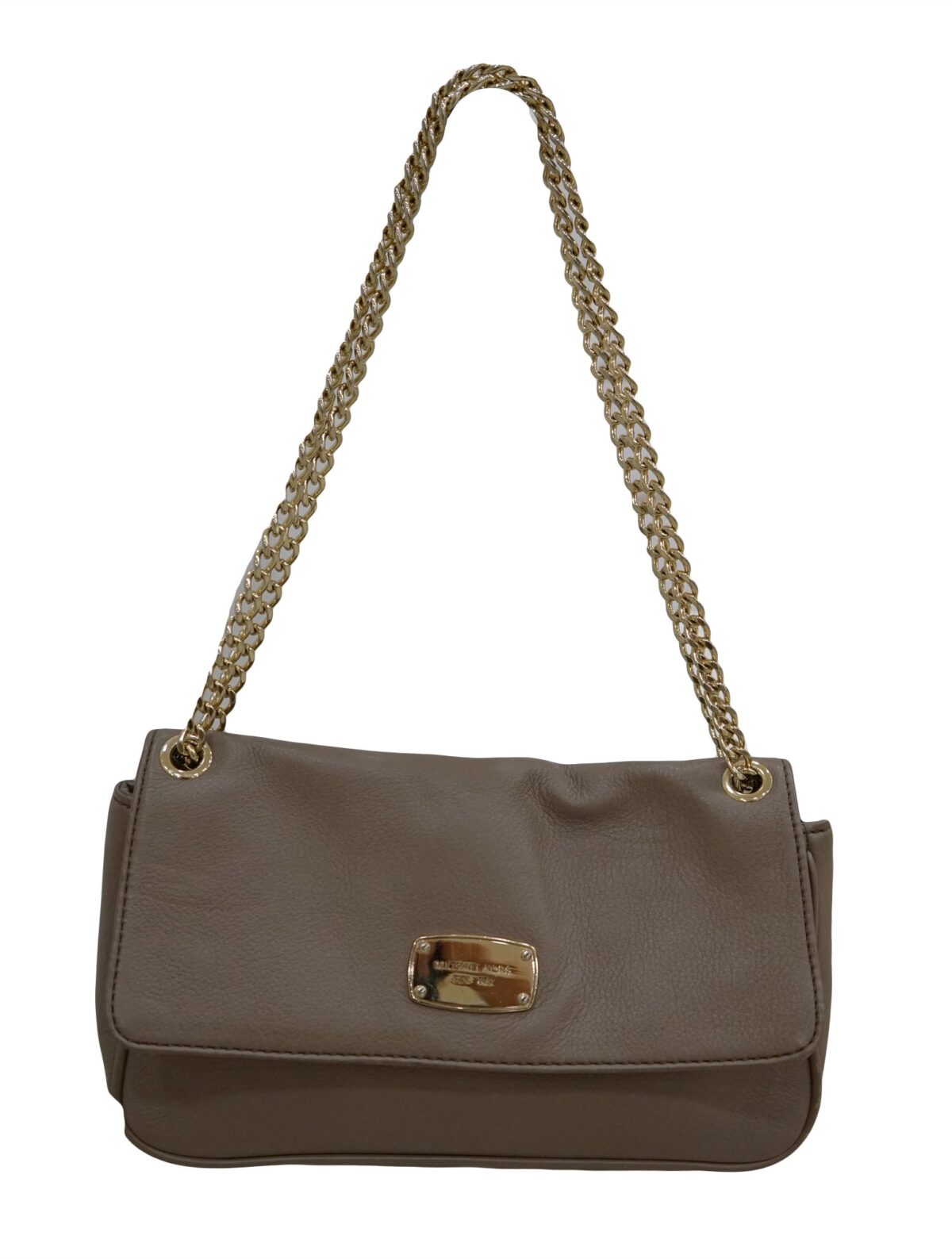 CHAIN LEATHER SMALL SHOULDER FLAP BAG
