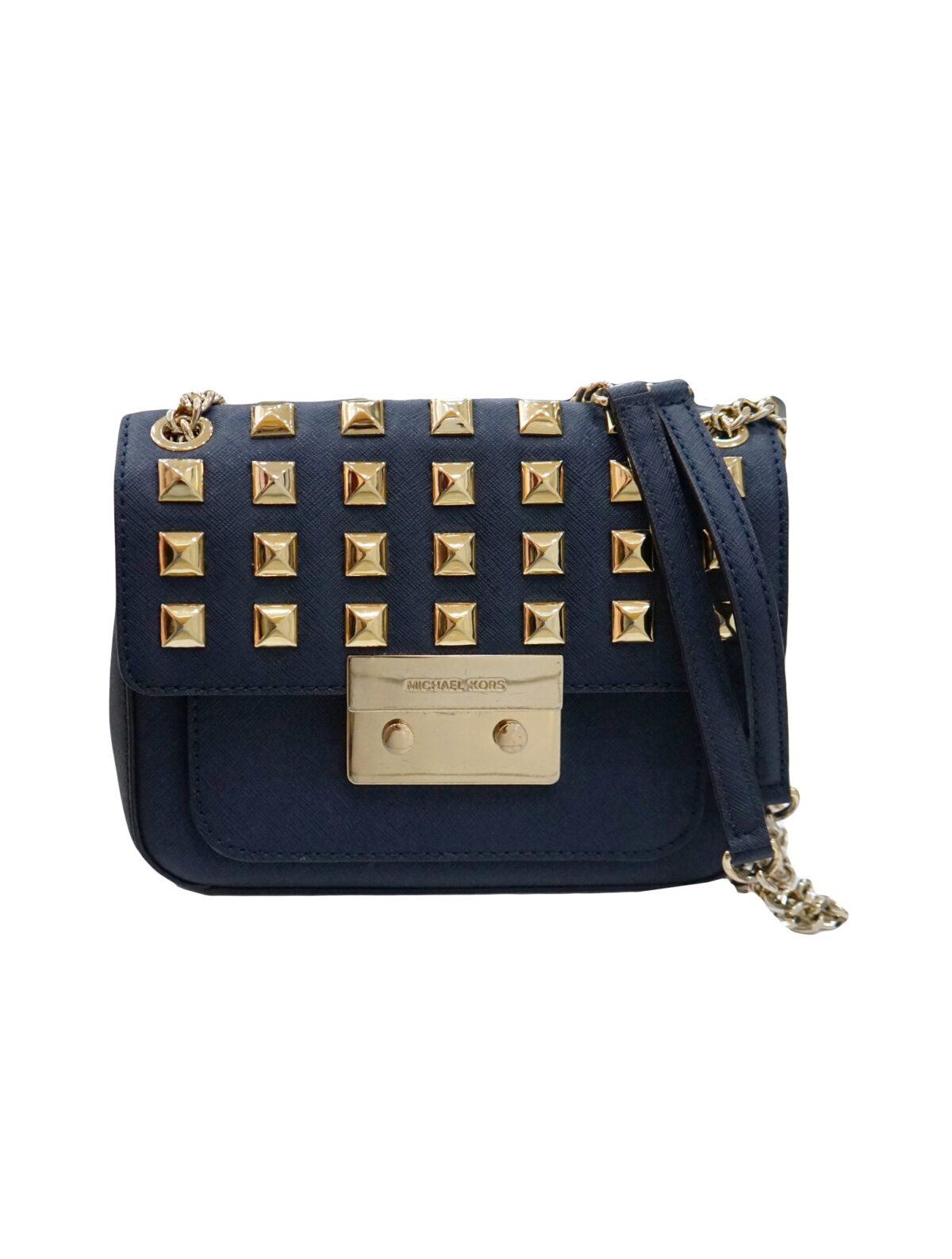 SLOAN STUDDED SHOULDER BAG