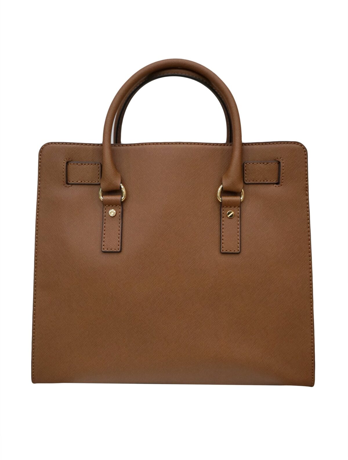 BROWN SAFFIANO HAMILTON BAG
