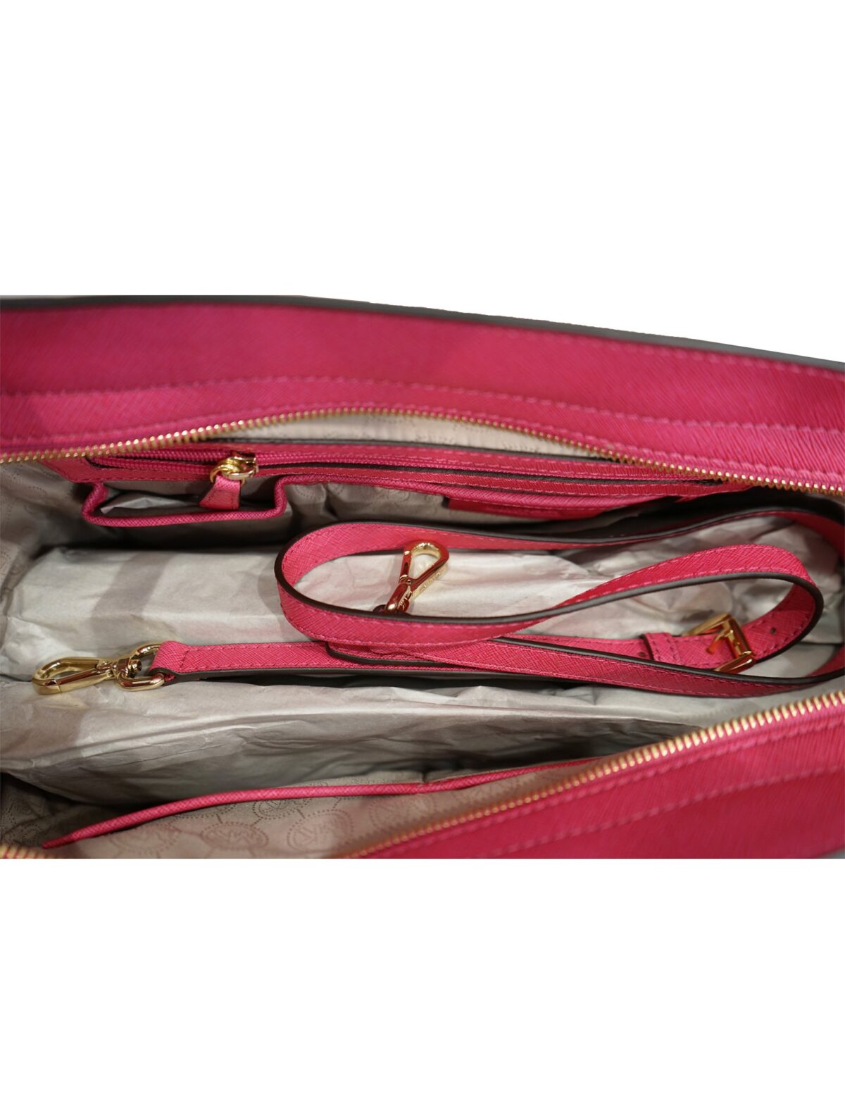 PINK SAFFIANO LEATHER MEDIUM SELMA TOTE