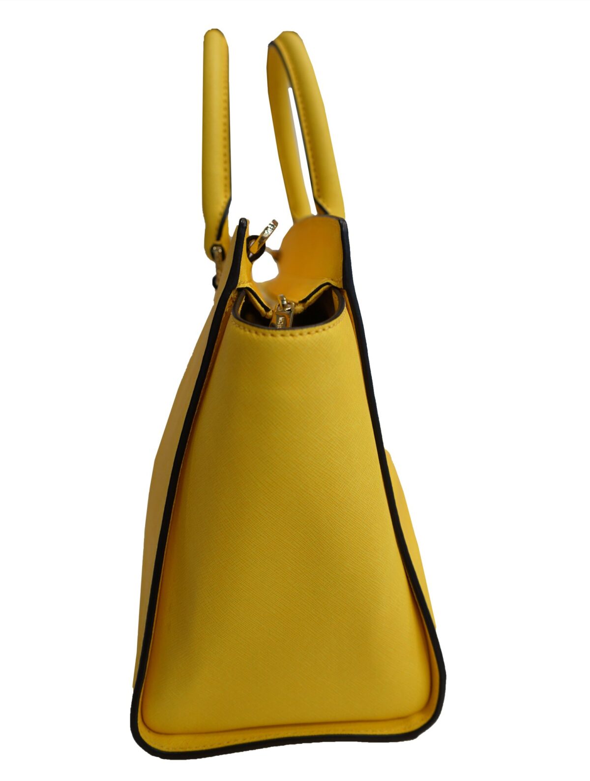 YELLOW SAFFIANO LEATHER MEDIUM SELMA