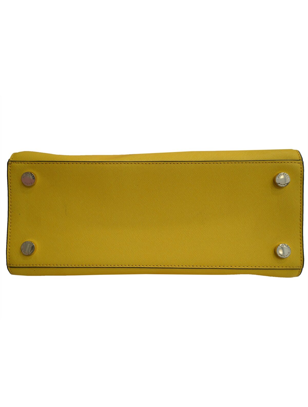 YELLOW SAFFIANO LEATHER MEDIUM SELMA