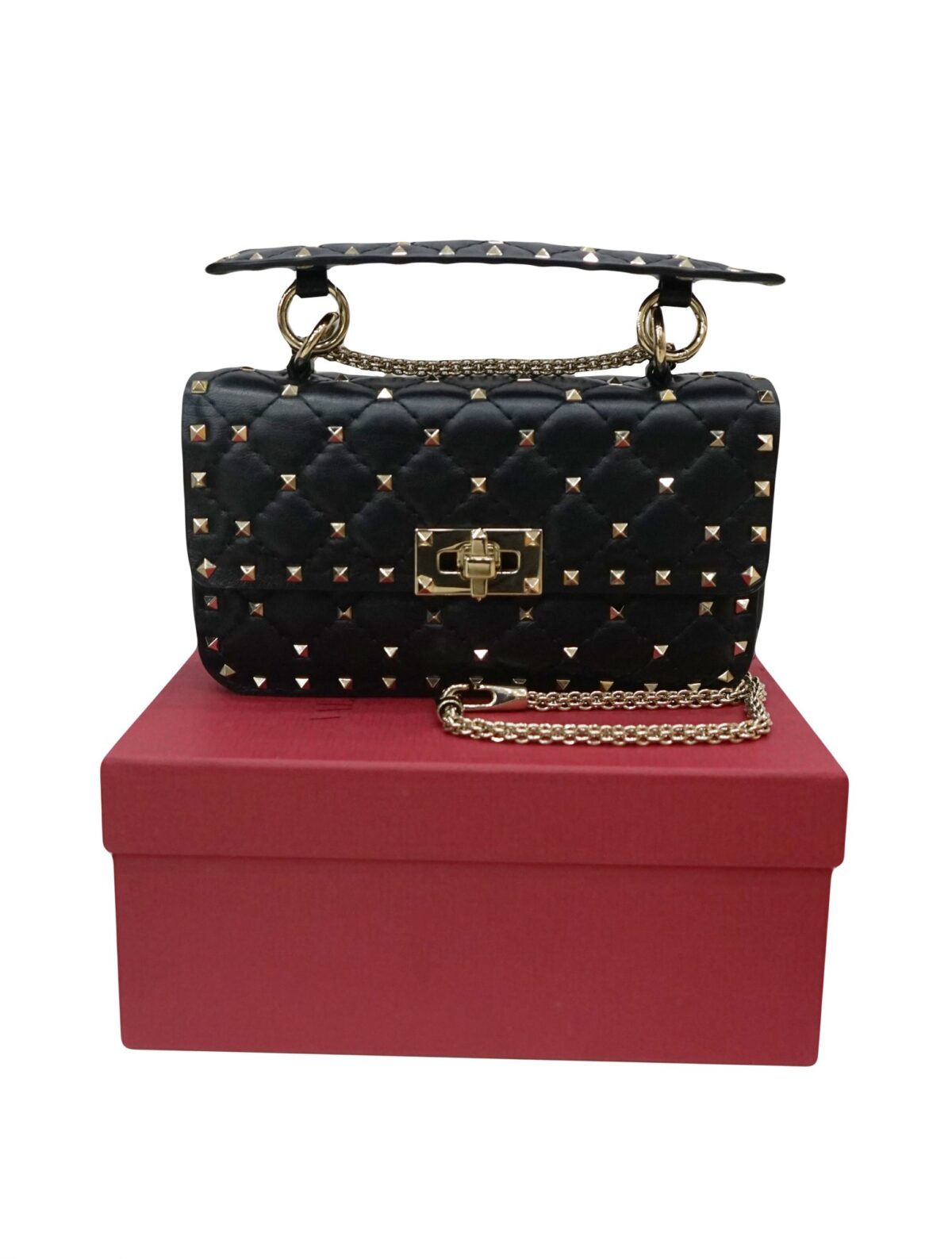 ROCKSTUD SPIKE CROSSBODY BAG styleforless