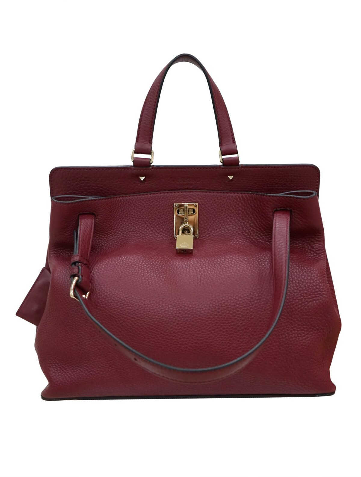 JOY LOCK MEDIUM LEATHER SATCHEL BAG