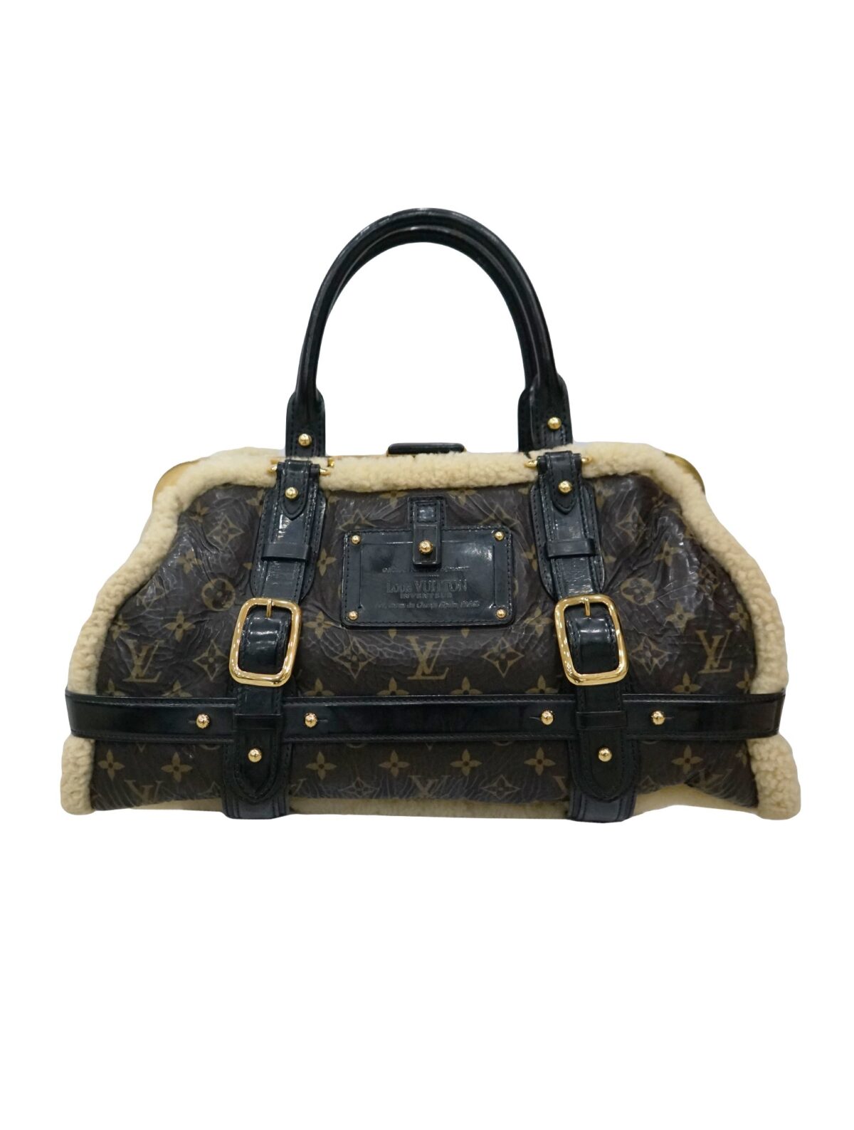 LIMITED EDITION MONOGRAM SHEARLING STORM BAG