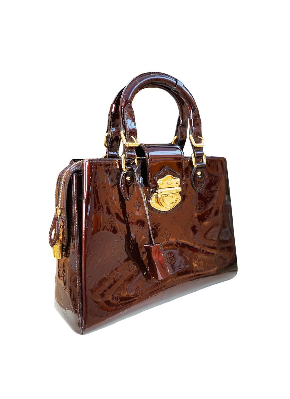 Bolsa Louis Vuitton Amarante Monogram Vernis Melrose Avenue